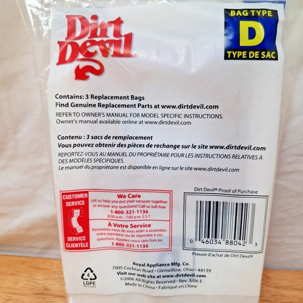 Dirt Devil dirt them you